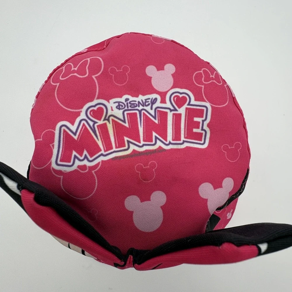 Disney Minnie Mouse Hat Girls One Size Pink Bucket Wide‎ Brim Bow Bahamas Summer